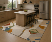 Lale abstract Washable Custom Size Rug
