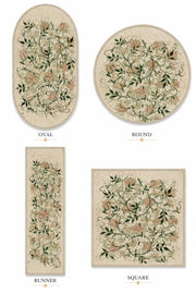 Savannah Boho Çiçek patterned Washable Custom Size Rug