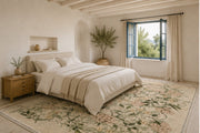 Savannah Boho Çiçek patterned Washable Custom Size Rug