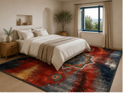 Gül abstract Washable Custom Size Rug