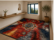 Gül abstract Washable Custom Size Rug