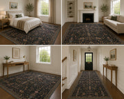 Taos ethnic Boho patterned Washable Custom Size Rug