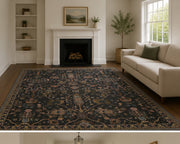 Taos ethnic Boho patterned Washable Custom Size Rug