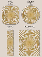 Aster abstract Washable Custom Size Rug