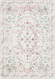 San Francisco Çiçek & Kelebek patterned Washable Custom Size Rug